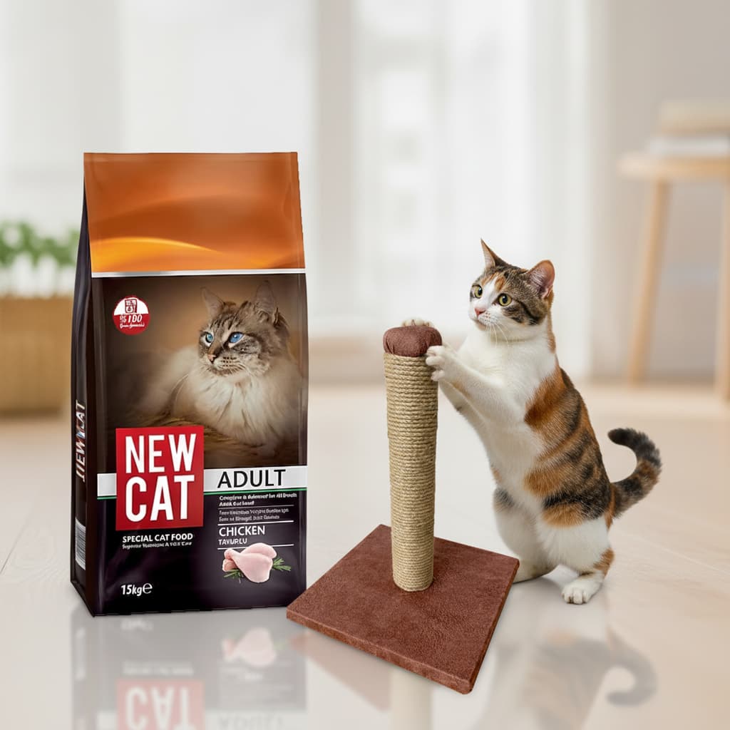 Newcat Tavuklu Yetişkin Kedi Maması 15 Kg