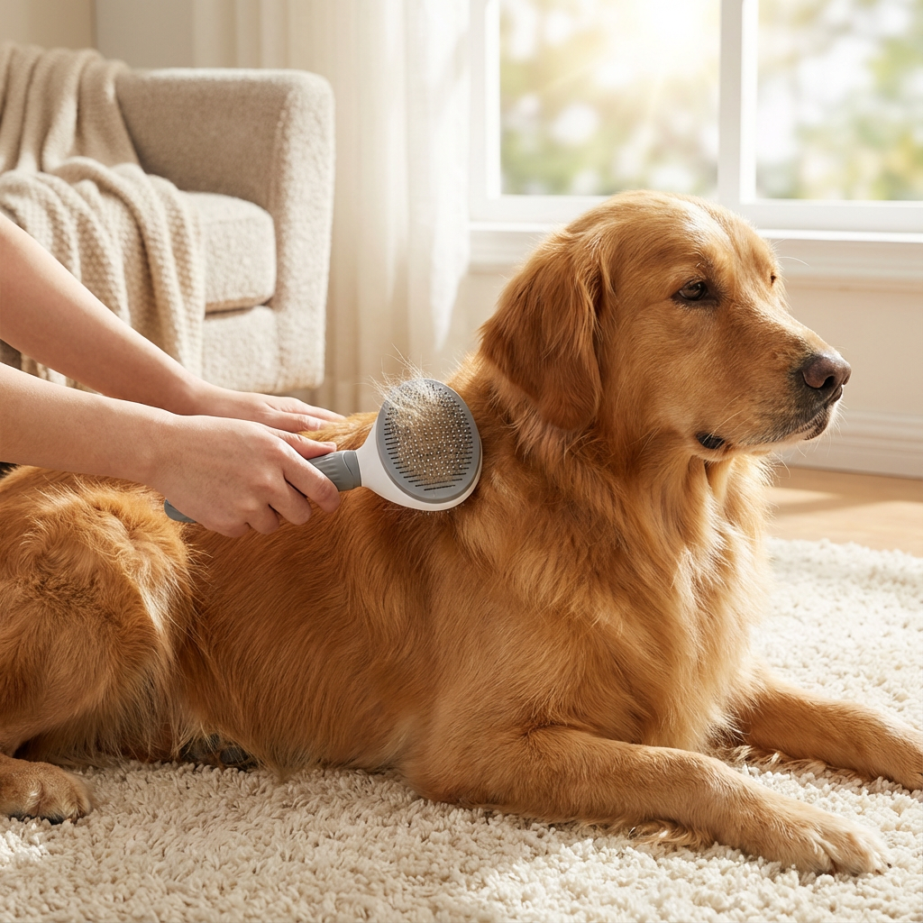 Köpek Basmalı Tarak