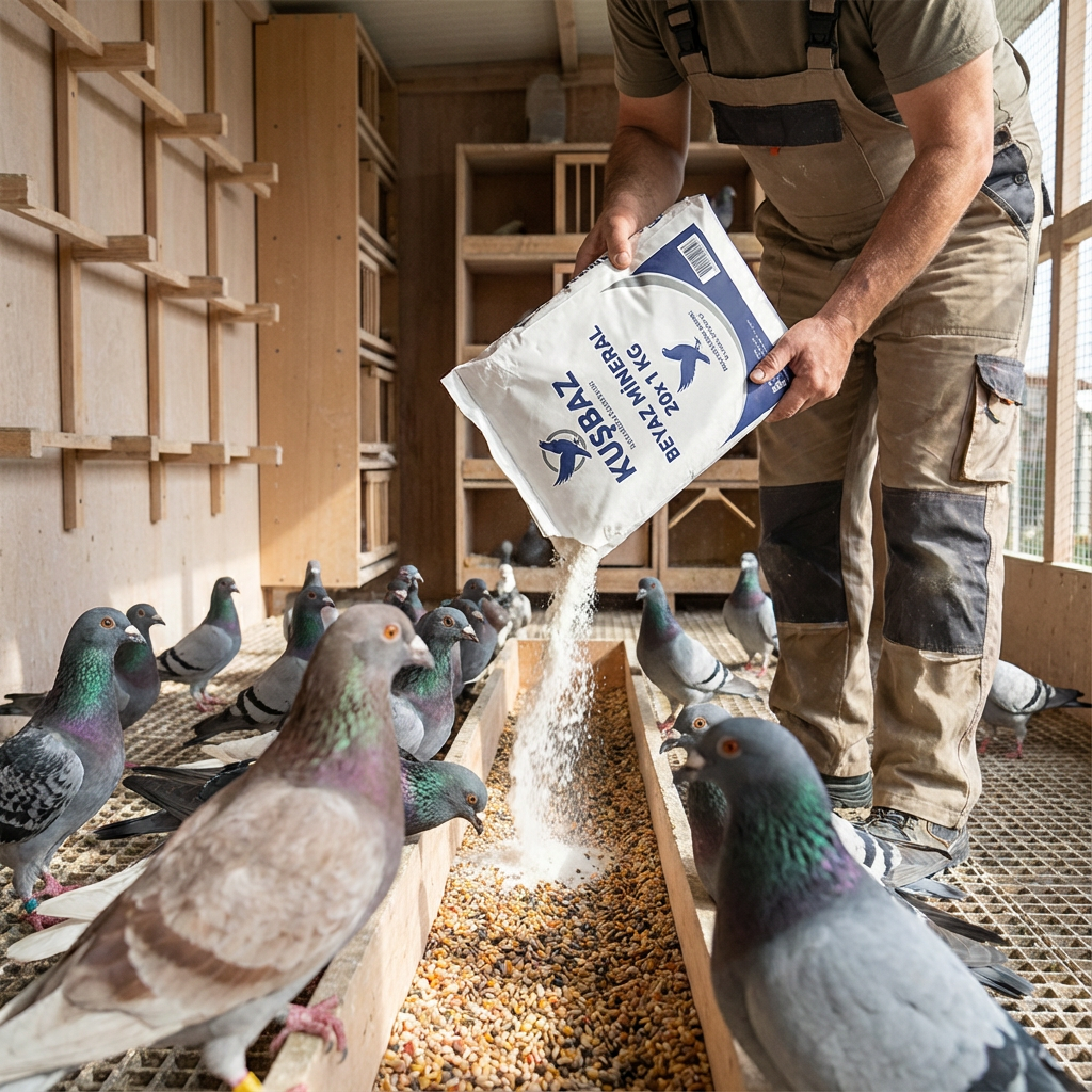 KUŞBAZ BEYAZ MİNERAL 20x1 KG