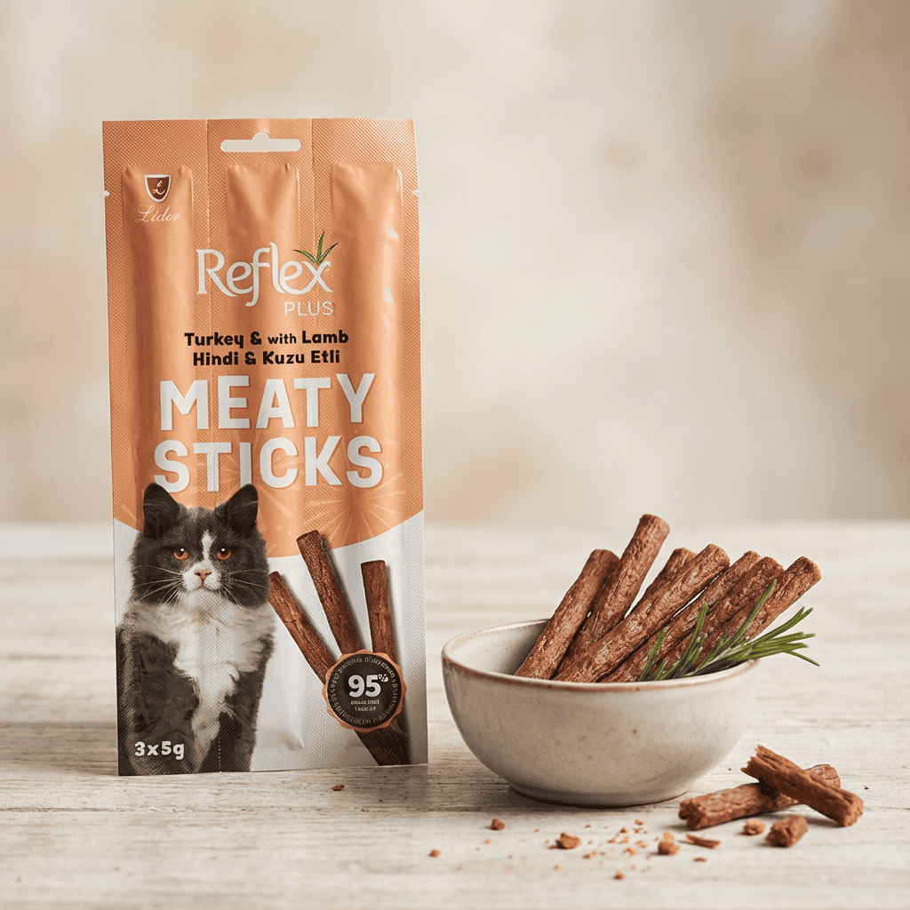 Meaty Sticks / Hindi ve Kuzu Etli Çubuk 3x5 Gr