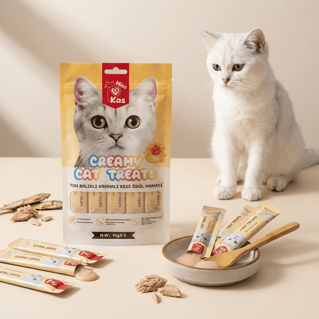 Miss Kas Ton Balıklı Kremalı Kedi Ödül Maması 15gx5