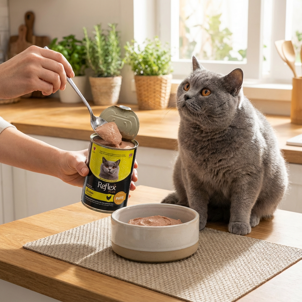 Reflex Plus Pate Tavuklu Kısırlaştırılmış Kedi Maması 395 Gr