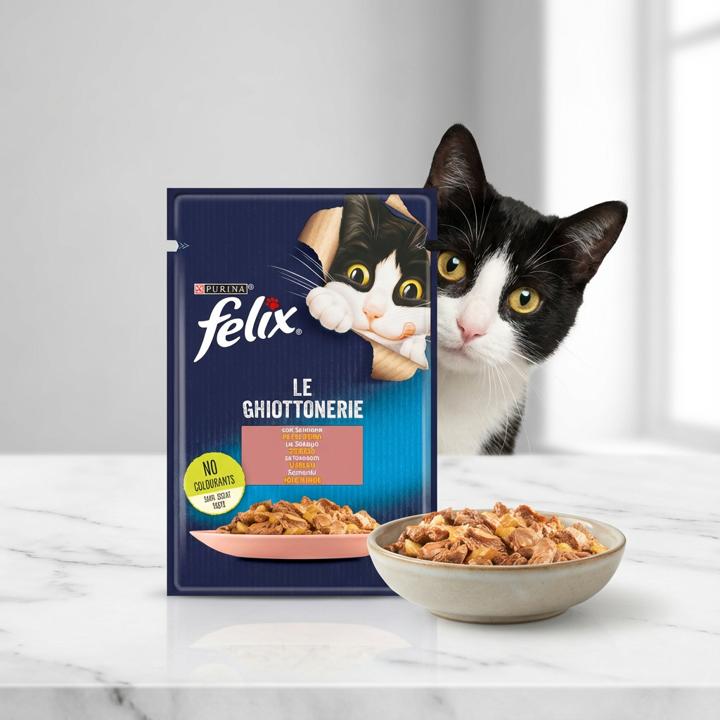 Felix Somonlu Yaş Kedi Maması 85 G