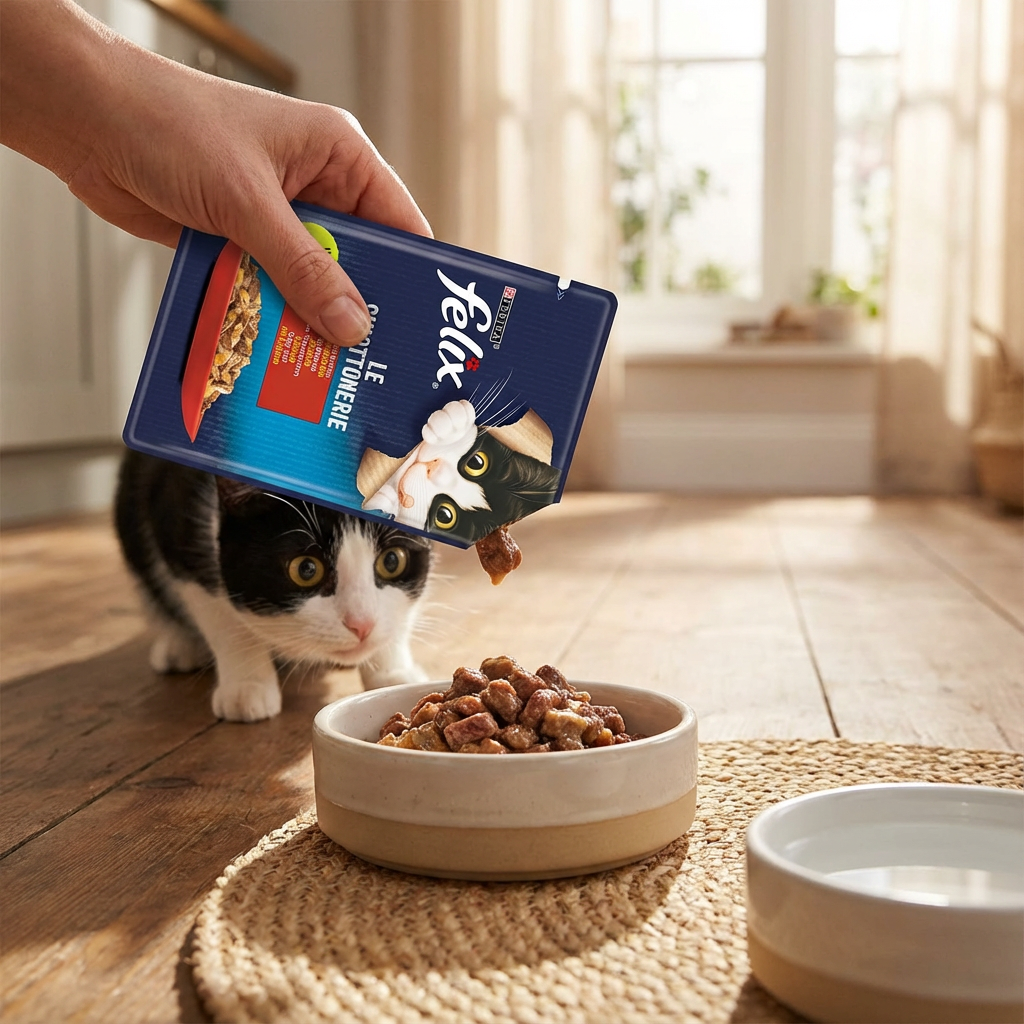 Felix Sığır Etli Yaş Kedi Maması 85 G