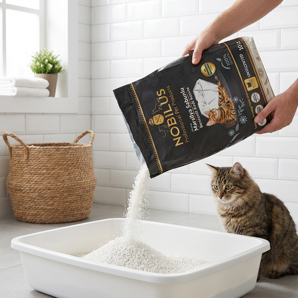 NOBİLUS Marsilya Sabunlu Bentonit Kedi Kumu 10 Lt