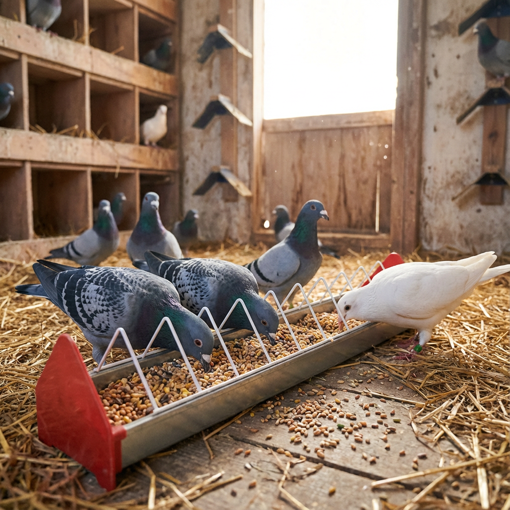 GÜVERCİN YEMLİĞİ 50 CM METAL