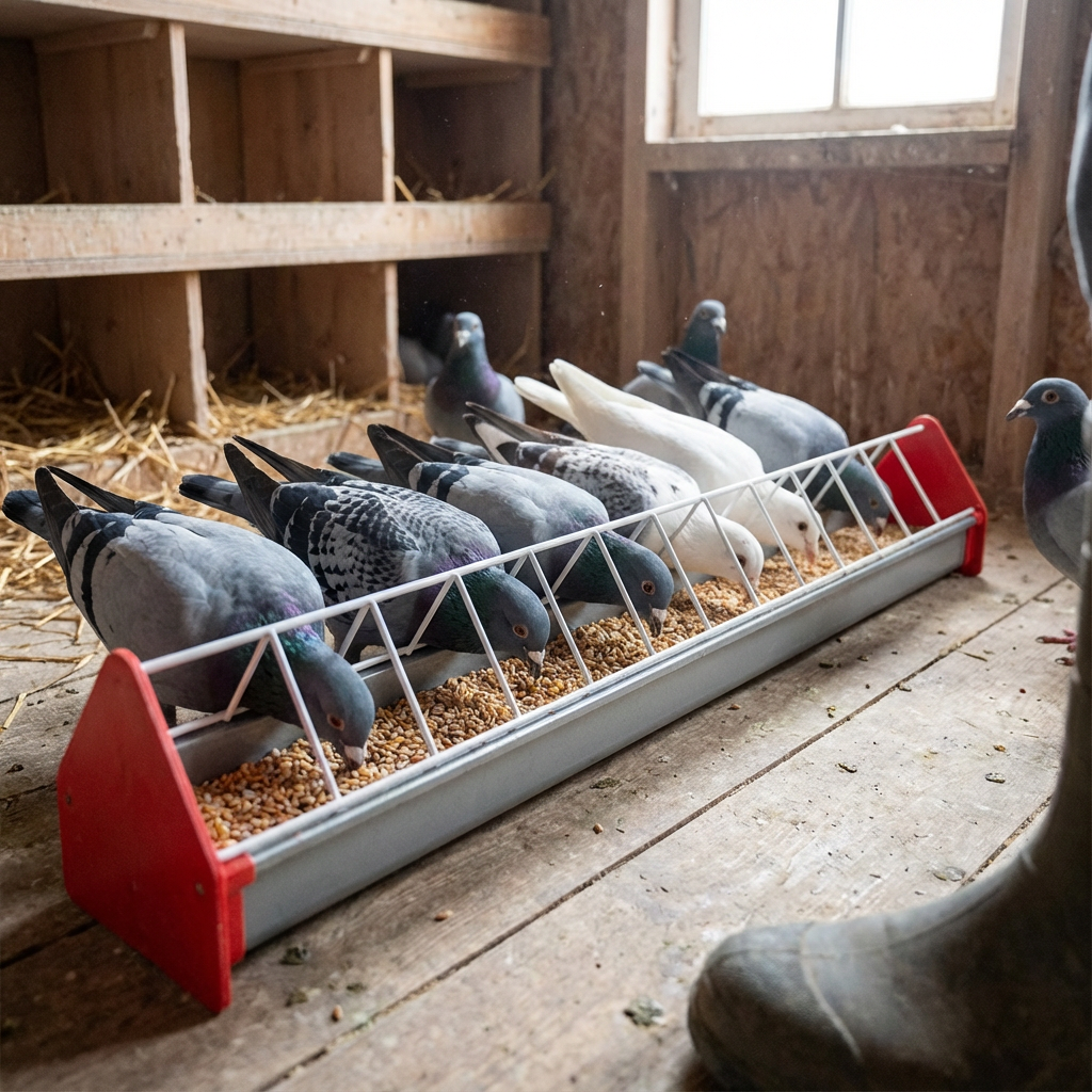 GÜVERCİN YEMLİĞİ 50 CM OLUKLU