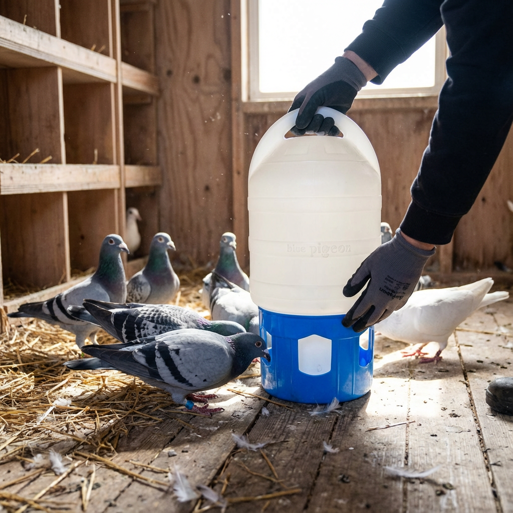 GÜVERCİN SULUĞU 10LT BEYAZ