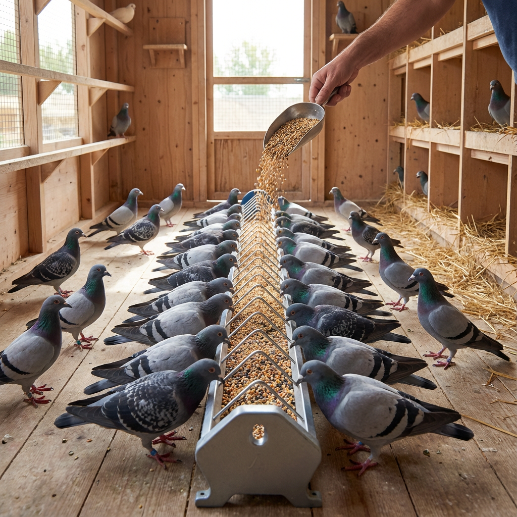 GÜVERCİN YEMLİĞİ 1 METRE METAL