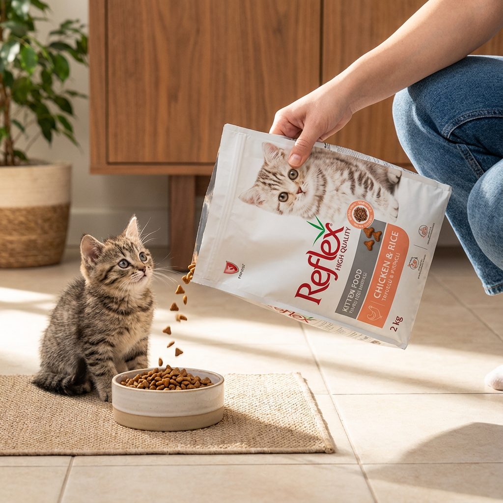 Reflex Kitten Tavuklu Pirinçli Kedi Maması 2 kg