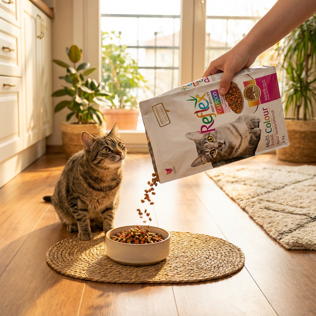 Reflex Multi Colour Renkli Tavuklu&Pirinçli Yetişkin Kedi Maması 2 Kg