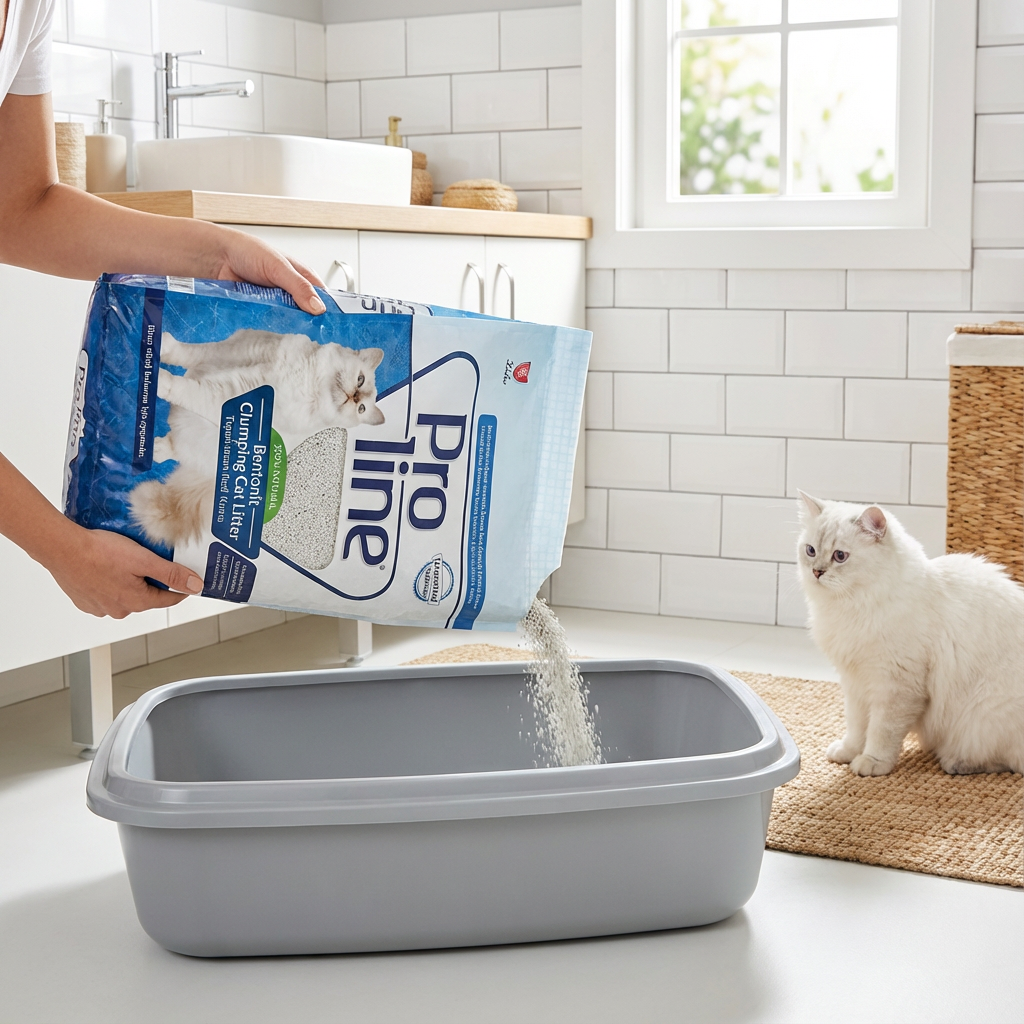 Proline Parfümsüz Bentonit Kedi Kumu 10 lt